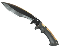 Kukri Knife - Doppler (Black Pearl)
